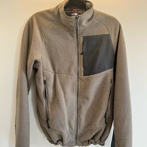 North Face Brown Fur Zip Up